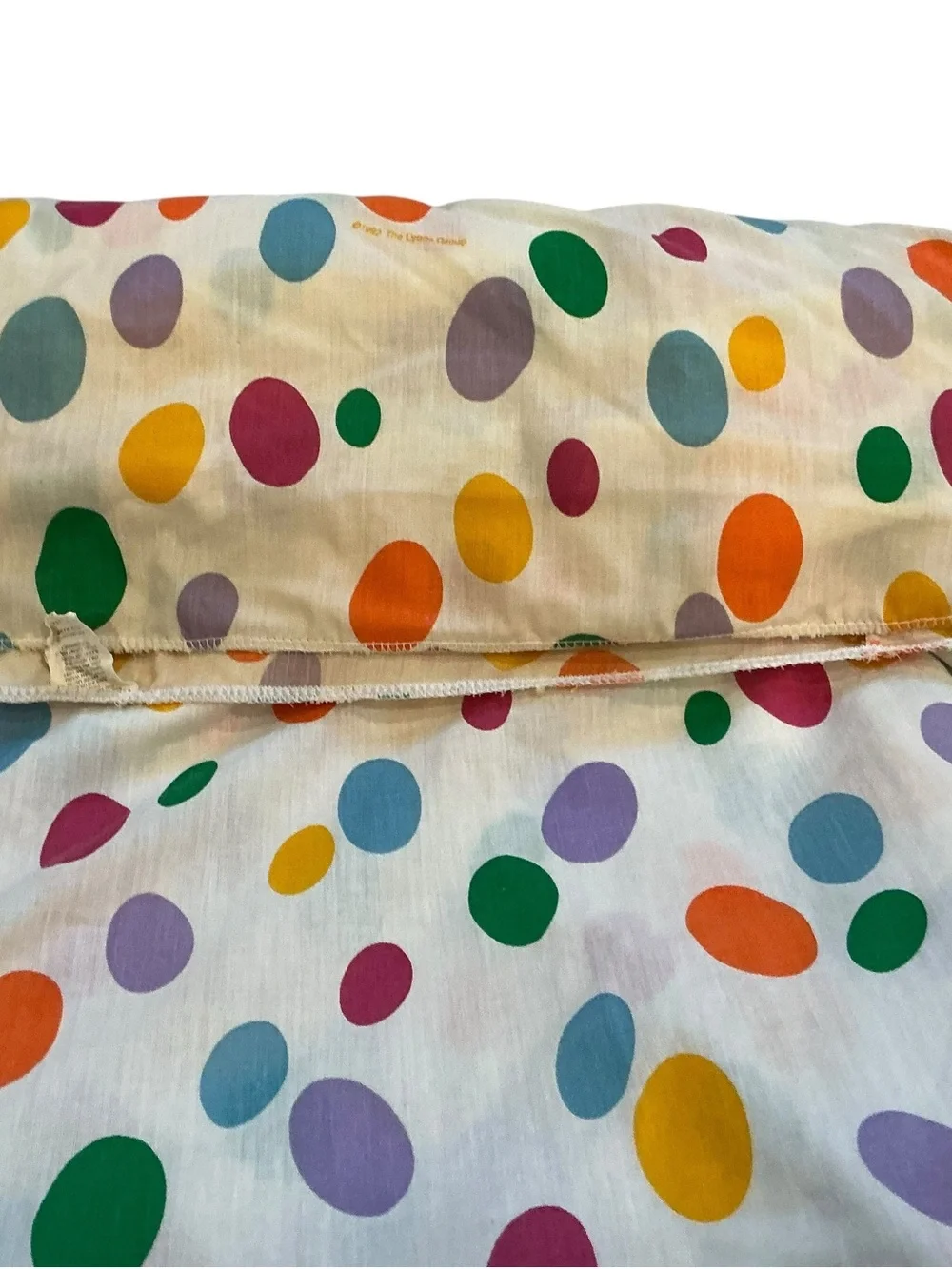 Vtg 1992 Barneys purple dinosaur twin size bed sheet flat ,fitted and pillowcase